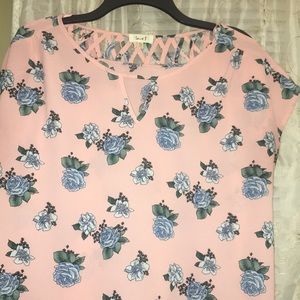 Floral Pink shirt